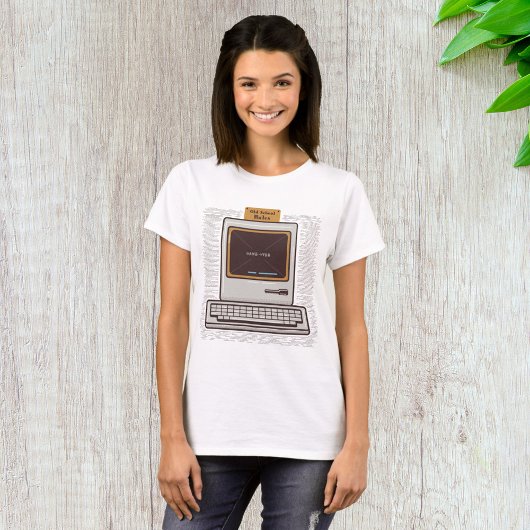 T-shirt Règles Ancienne École Jeu Rétro Informatique Termi