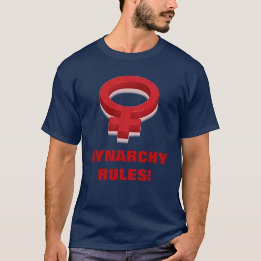 T-SHIRT RÈGLES DE GYNARCHY ! (Devant)