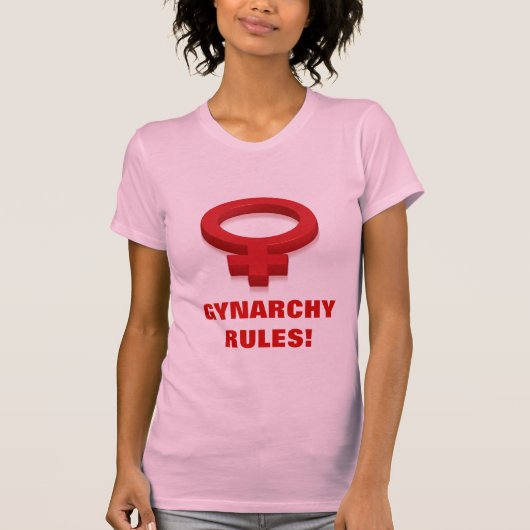T-SHIRT RÈGLES DE GYNARCHY ! (Devant)