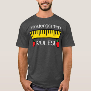 T-shirt Règles de maternelle, cadeau mignon pour l'enseign