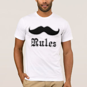 T-shirt Règles de moustaches