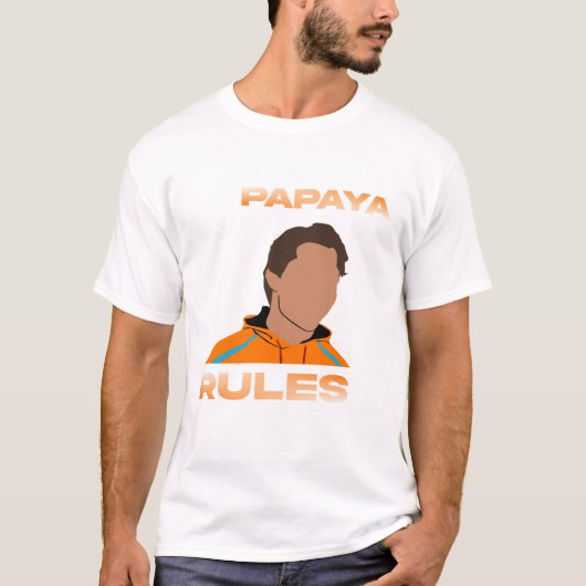 T-shirt Règles de Papaya (Devant)
