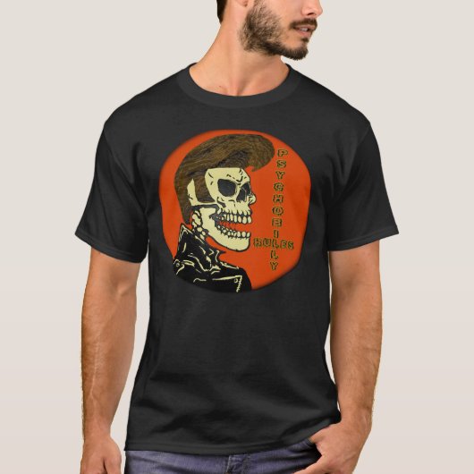 T-shirt Règles de Psychobilly (Devant)