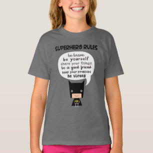 T-shirt Règles de super-héros
