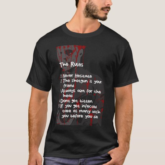 T-shirt règles de Z-jour (Devant)