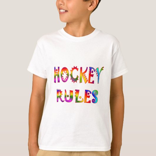 T-shirt Règles d'hockey (Devant)