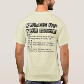 T-shirt Règles du jeu (Dos)
