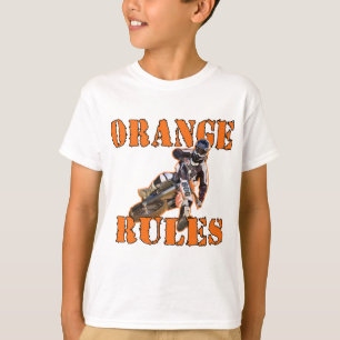 T-shirt Règles oranges