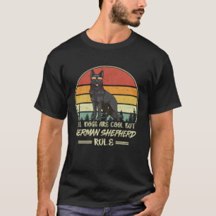 T-shirt Règles pour le propriétaire du chien Vinta Berger
