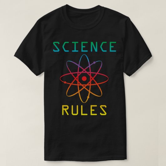 T-shirt Règles scientifiques (Design devant)