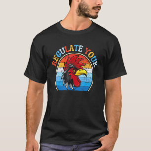 T-shirt Réglez Votre Rig Reproductif Amusant De Coq De Pou