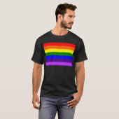 T-shirt Regnbågsflaggan // Rainbow flag (Devant entier)