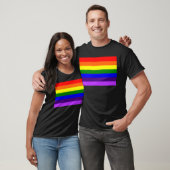 T-shirt Regnbågsflaggan // Rainbow flag (Unisexe)