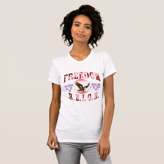 T-shirt Règne de liberté (remplaçant) (Devant entier)