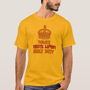 T-shirt Règne Royal Couronné