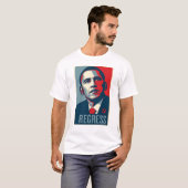 T-shirt Régressent pas le progrès (Devant entier)