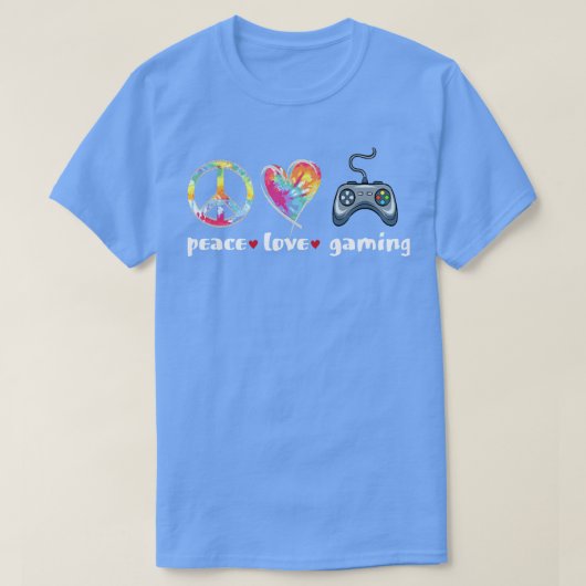 T-shirt Régulateur de jeu d'amour de teinture de goujon (Design devant)