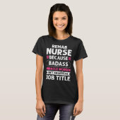 T-shirt Rehab Nurse Miracle Worker Rehab Nursing (Devant entier)