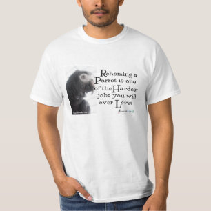 T-shirt Rehoming un perroquet - T