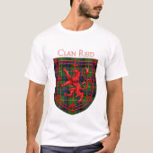 T-shirt Reid Tartan Scottish Plaid Lion Rampant (Devant)