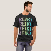 T-shirt Reiki Bleu Violet (Devant entier)