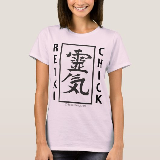 T-shirt Reiki Chick (Devant)
