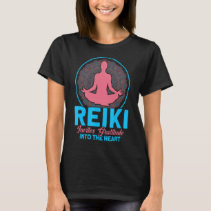 T-shirt Reiki Invitations Gratitude Dans Le Coeur Reiki He