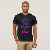 T-shirt *~* Reiki Master Purple Sphere Noir (Devant entier)