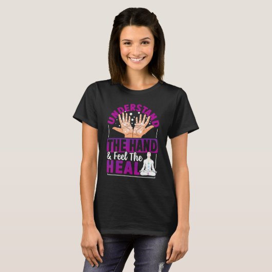 T-shirt Reiki Practitioner for an Energy Healer (Devant entier)
