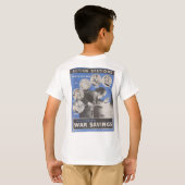T-shirt Réimpression de l'affiche britannique de guerre. (Dos entier)
