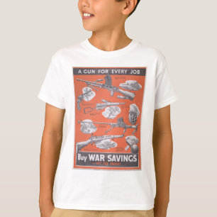 T-shirt Réimpression de l'affiche britannique de guerre.