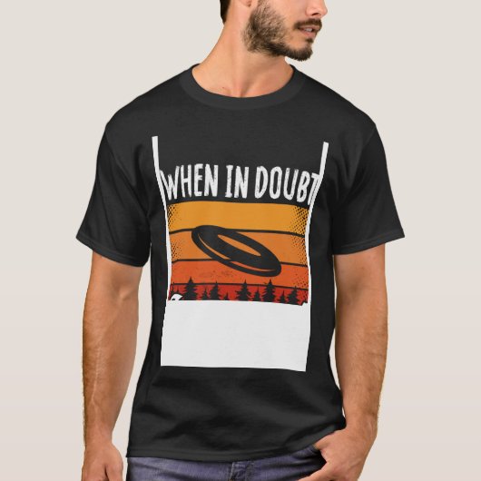 T-shirt Réimpression En Doute Disposition Ultimate Frisbee (Devant)