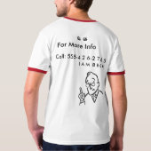 T-shirt Rein à vendre (Dos entier)