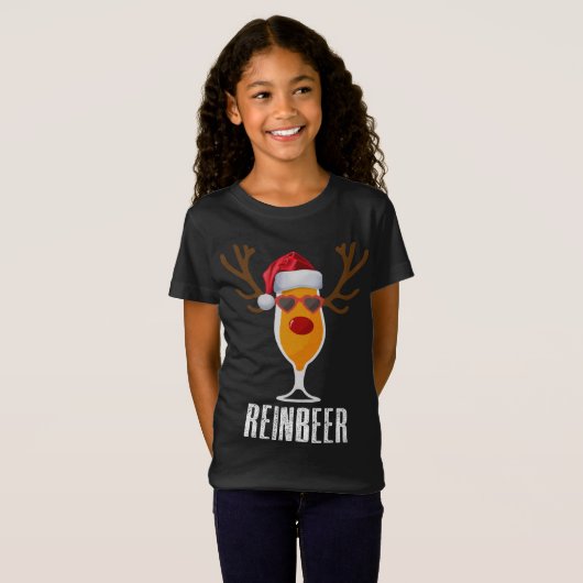 T-Shirt Reinbeer Père Noël Casquette Reindeer Beer Glass N (Devant entier)