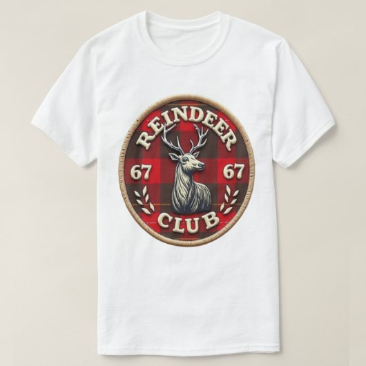 T-shirt Reindeer 67 Club (Design devant)