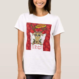 T-shirt Reindeer Angel C'est la saison d'être Vegan