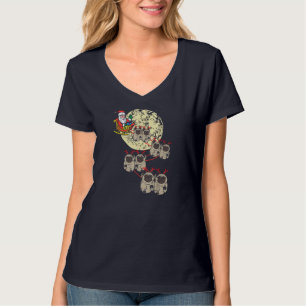 T-shirt Reindeer Carlin Père Noël animal de Noël animal an