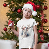 T-shirt Reindeer de Noël, personnalisable