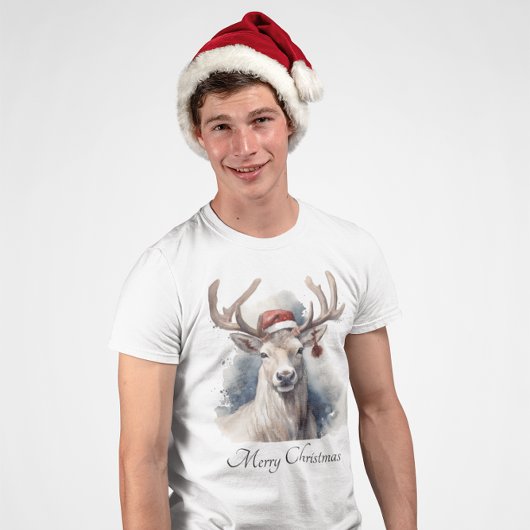 T-shirt Reindeer de Noël, personnalisable