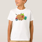 T-shirt Reindeer de Noël, Reindeer mignonne, Cadeaux, Prés (Devant)
