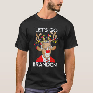 T-shirt Reindeer Joe Biden Allons Branson Brandon Christ