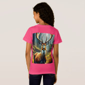 T-Shirt "Reindeer Magic : Style de jeu pour petites étoile (Dos entier)