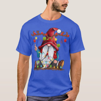 T-shirt Reindeer mignonne Gnome Noël Arbre clair Pois Gnom