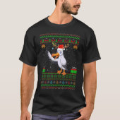 T-shirt Reindeer Santa Hat Correspondant Albatros moches C (Devant)