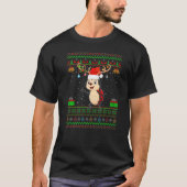 T-shirt Reindeer Santa Hat Correspondant Ugly Ladybug Noël (Devant)