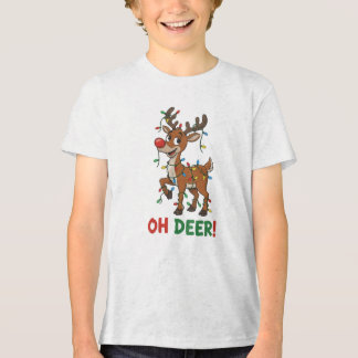 T-Shirt Reindeer With Lights