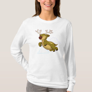 T-shirt Reinder volant Noël