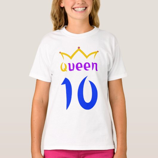 T-shirt Reine 10 (Devant)