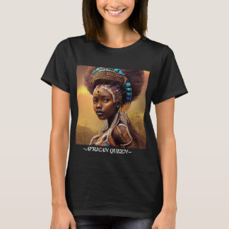 T-shirt Reine africaine—