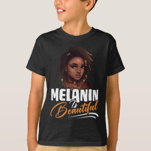 T-shirt Reine Afro-Américaine Femmes Fierté Noire La Mélan